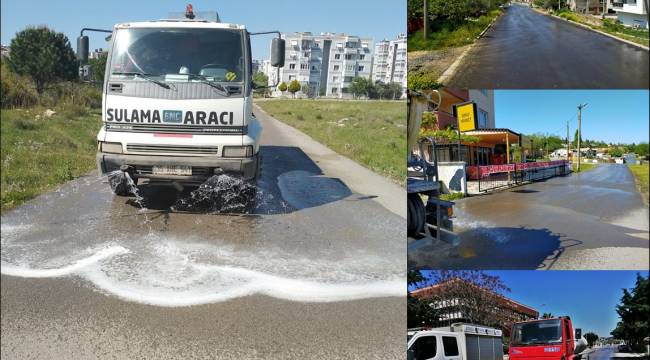 ALİAĞA'DA HİJYEN ÇALIŞMALARI ARALIKSIZ SÜRÜYOR