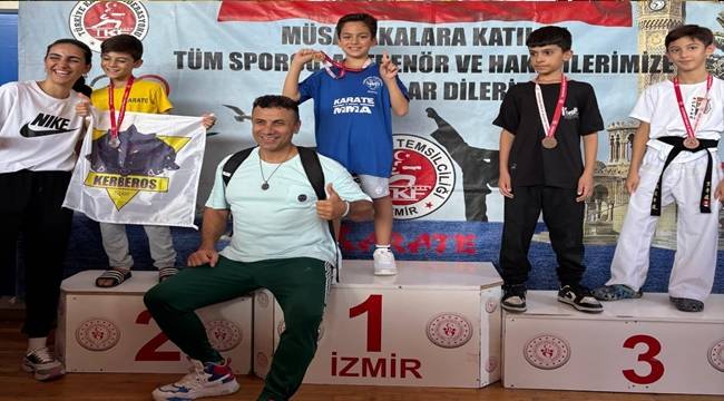 ALİAĞALI KARATECİLER 11 MADALYA BİRDEN KAZANDI