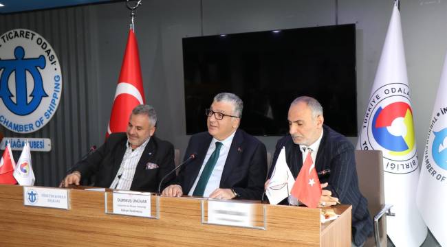 BAKAN YARDIMCISI DURMUŞ ÜNÜVAR, İMEAK DTO ALİAĞA ŞUBESİNİ ZİYARET ETTİ