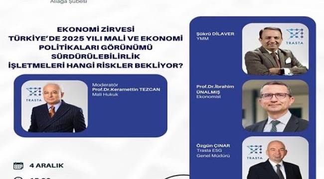 ALİAĞA'DAKİ ODALARDAN EKONOMİ ZİRVESİ SEMİNERİ