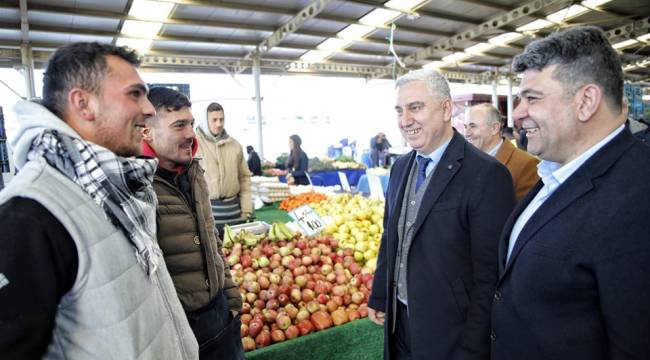 BERGAMA BELEDİYE BAŞKANINDAN ALİAĞA'YA ZİYARET